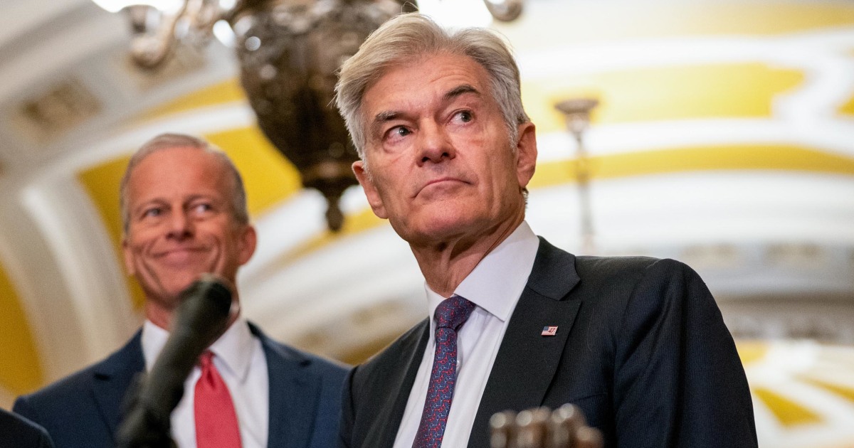 Mehmet Oz accidentally raises an important point about the Republicans’ far-right megabill