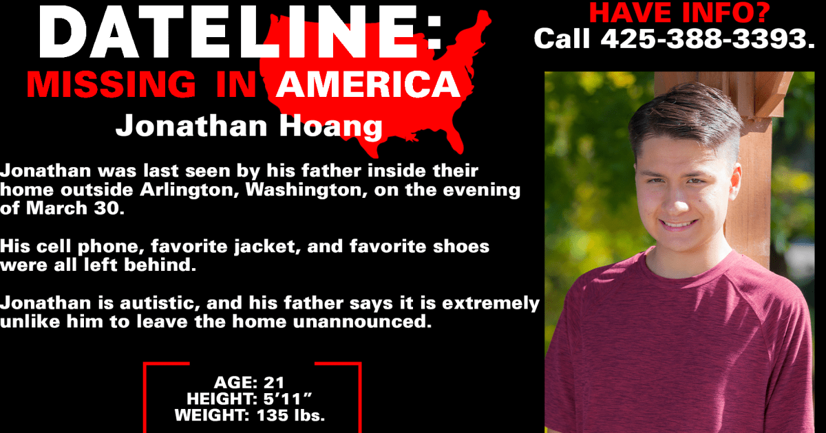 Washington family of 21-year-old Jonathan Hoang pleading for his safe return after his March disappearance