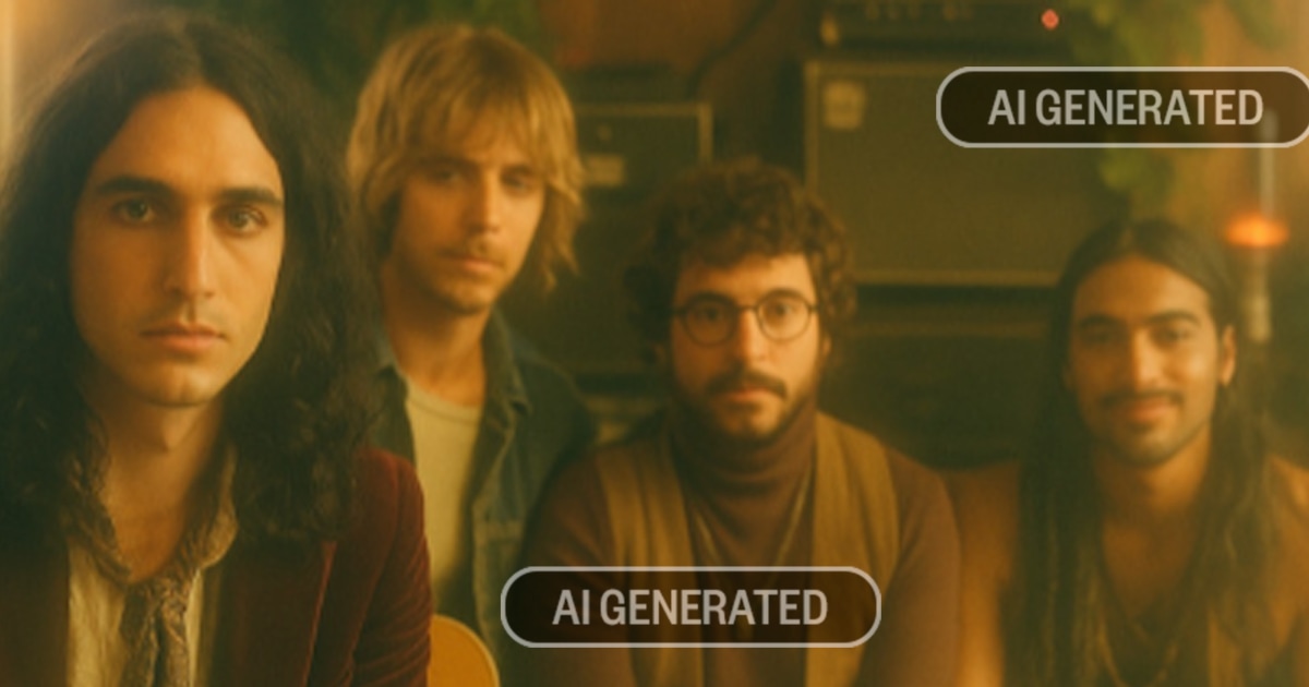 An indie band is blowing up on Spotify, but people think it's AI