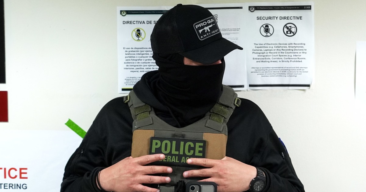 Trump turns debate over masked ICE agents into a ridiculous patriotism test