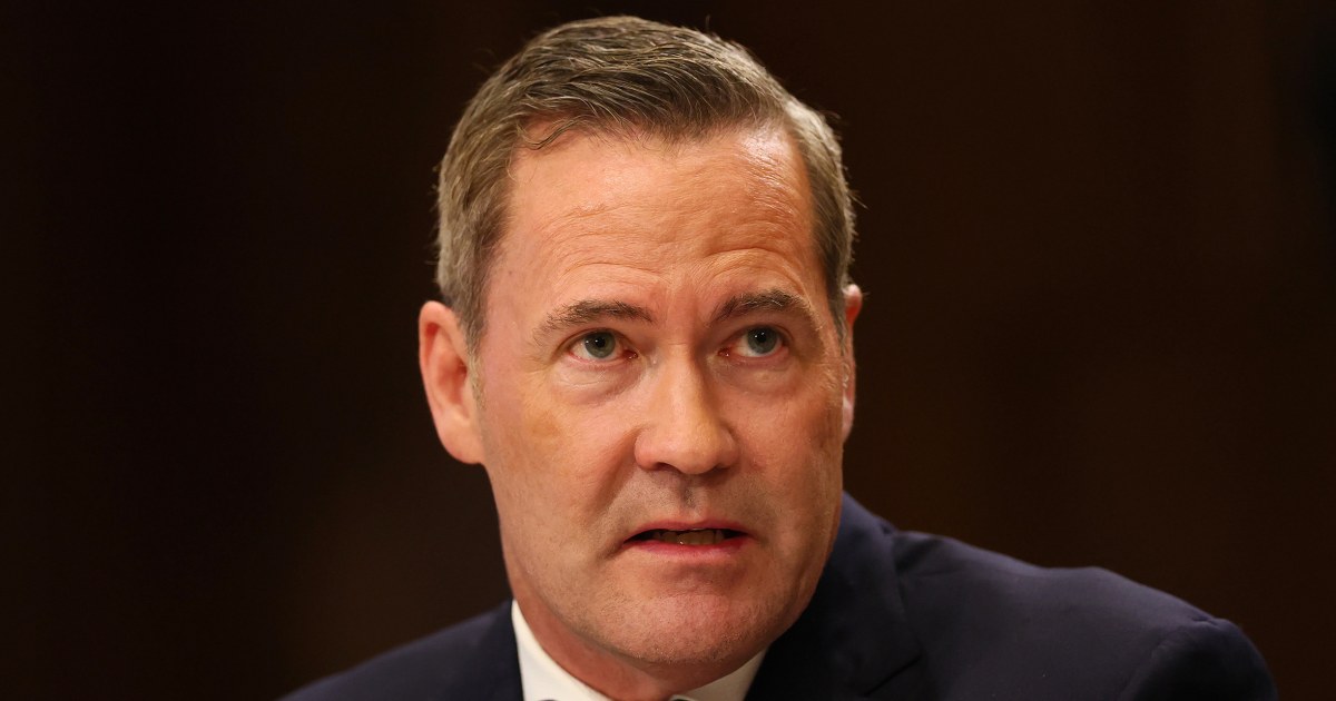 Mike Waltz pitifully tries to pin Signal scandal on Biden as he seeks U.N. ambassadorship