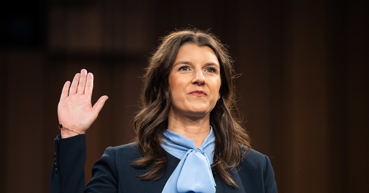 Republicans confirm the first judge of Trump’s second term — and she’s a doozy