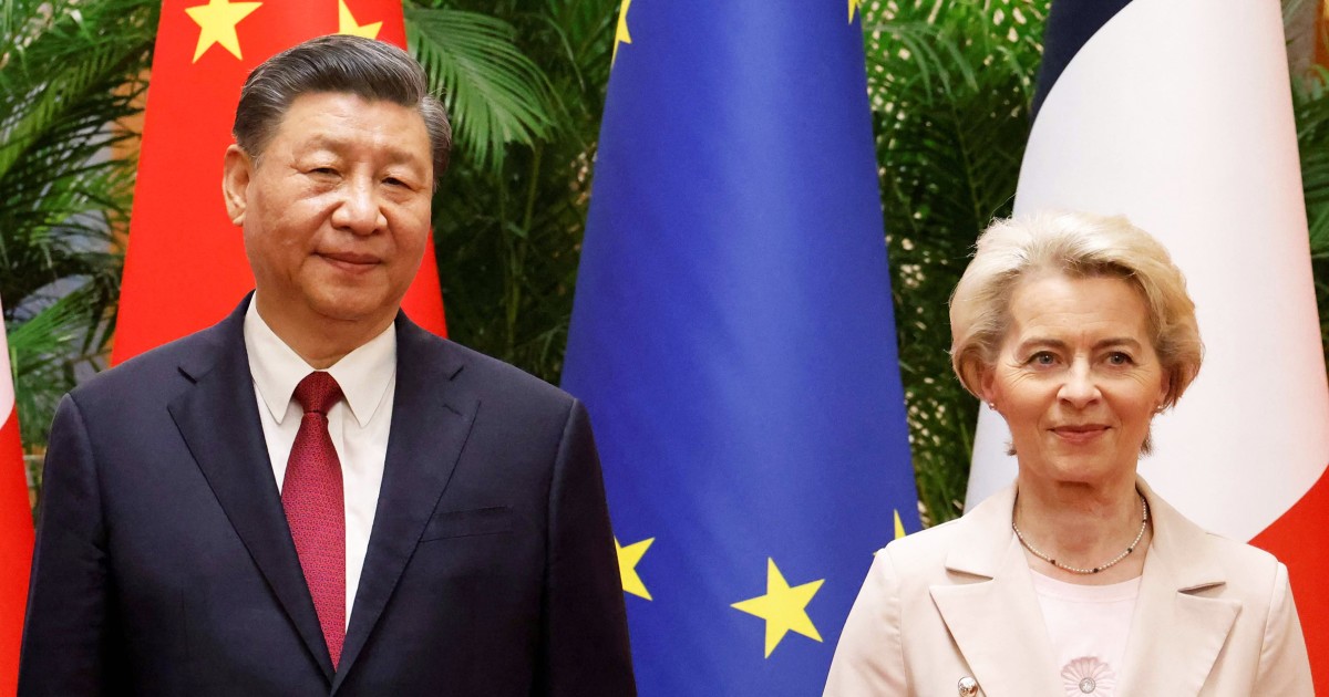 China's Xi calls for 'proper handling of frictions' at tense summit with E.U. officials