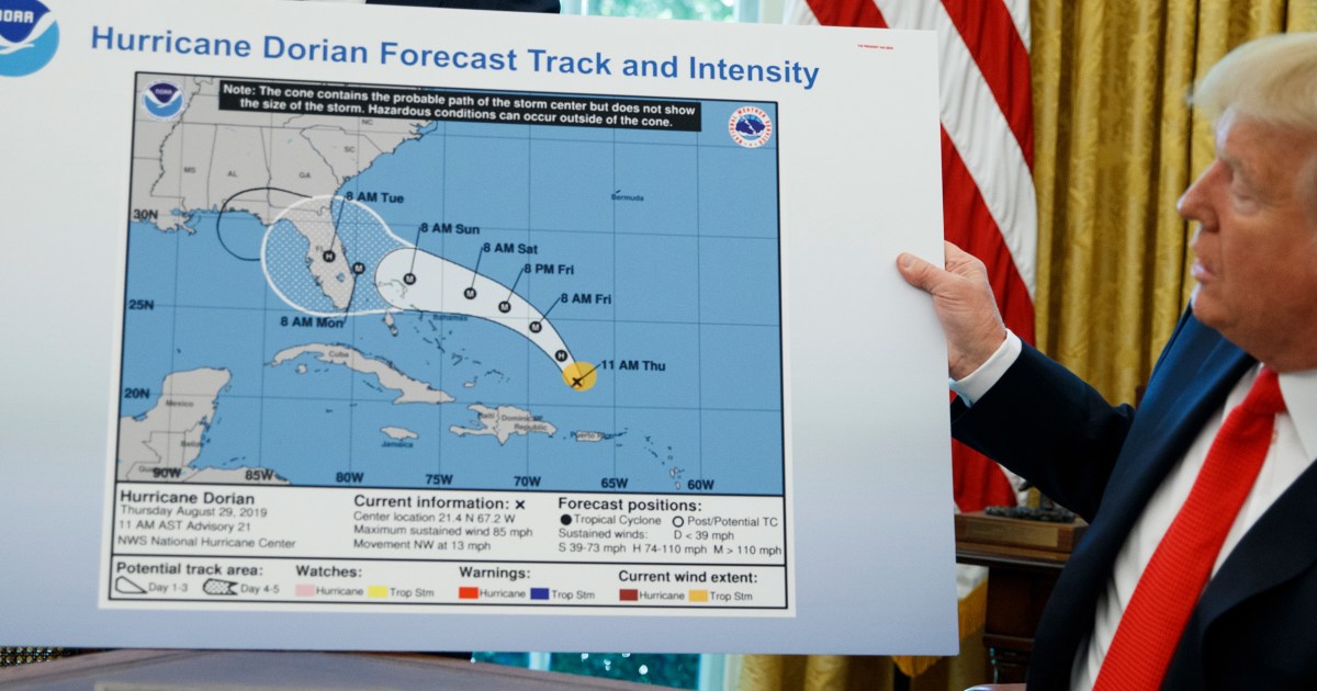 Two high-ranking NOAA employees connected to ‘Sharpiegate’ incident put on leave