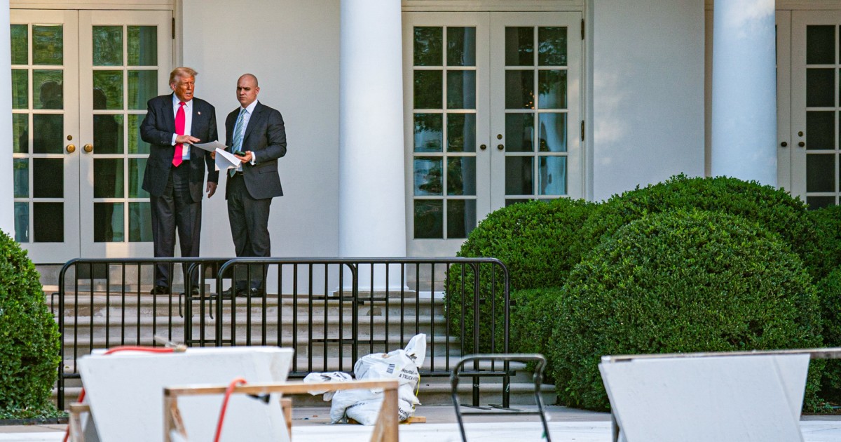 A 'beautiful' ballroom and a new Lincoln bathroom: Trump relishes remaking the White House