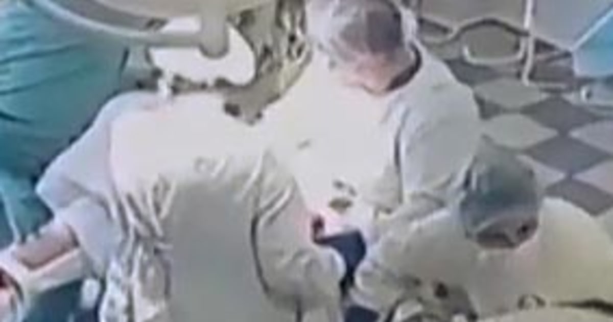 Video shows Russian medics performing surgery during massive earthquake