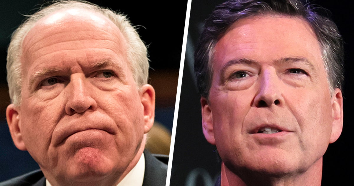 DOJ says Comey and Brennan, perceived Trump foes, are under criminal investigation