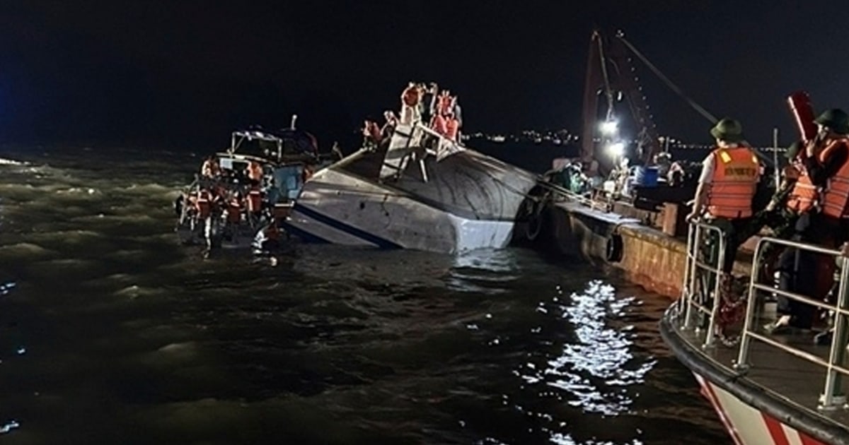 37 dead, 5 missing as tourist boat capsizes during Vietnam storm