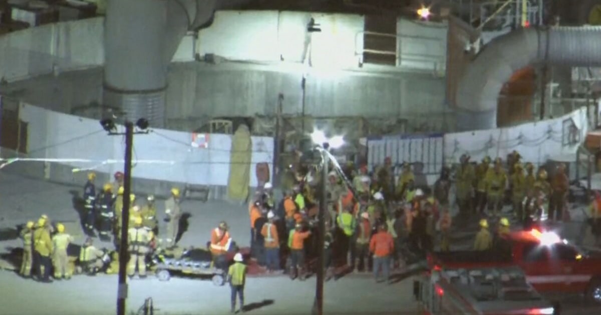 Dozens of workers rescued in Los Angeles tunnel collapse