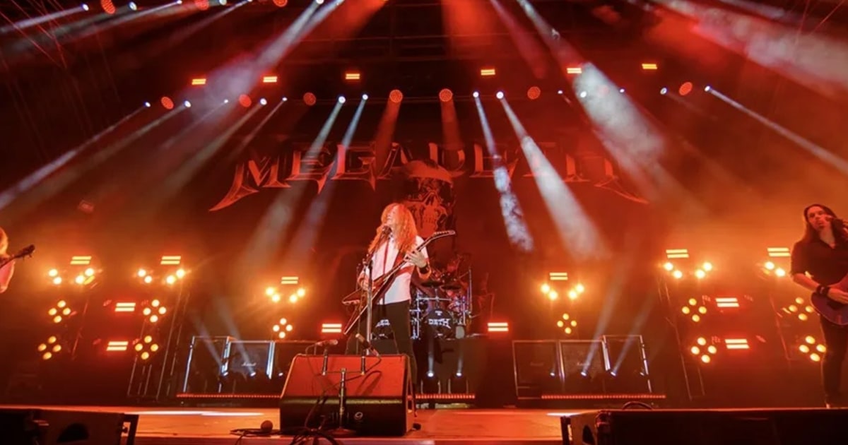 Megadeth en Sevilla: Un Concierto Épico Celebrando 40 Años de Rivalidad con Metallica y un Legado Musical Inigualable