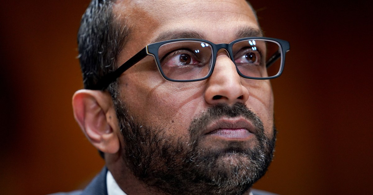 Former top FBI officials sue, say Kash Patel fired them to stay in Trump’s good graces