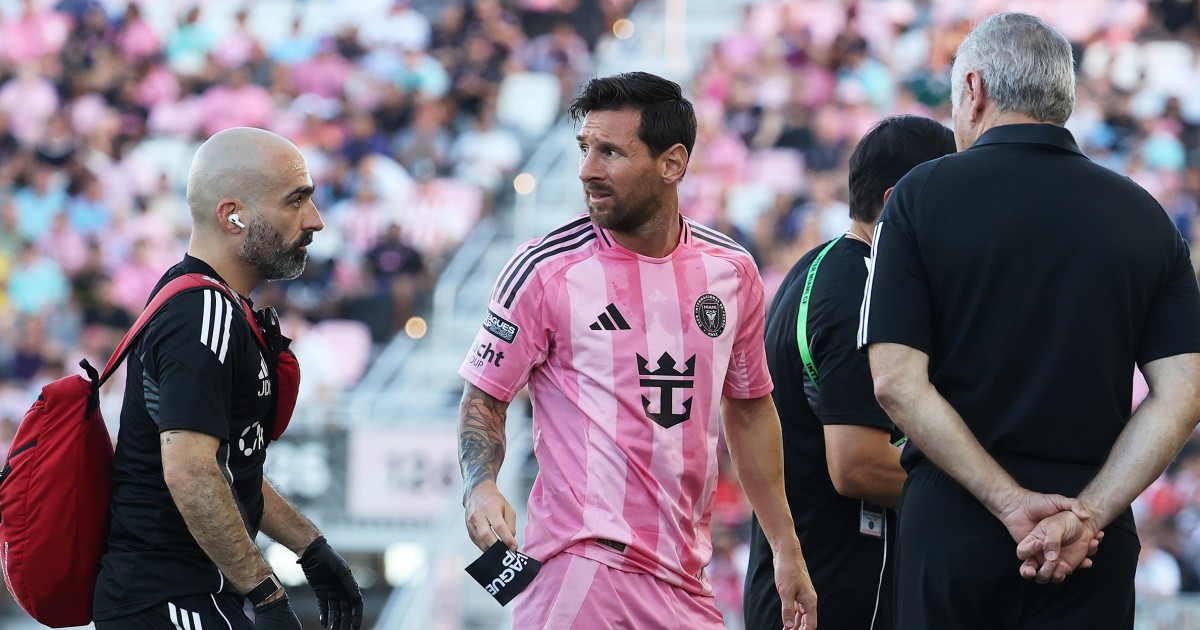 Lionel Messi's return to Inter Miami is unclear as he deals with right leg injury