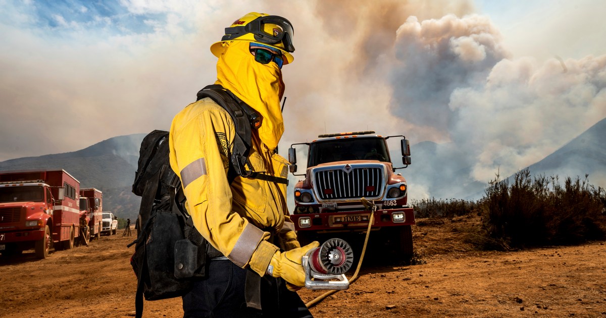 Massive wildfire in central California threatens homes, injures 3 people as it burns out of control