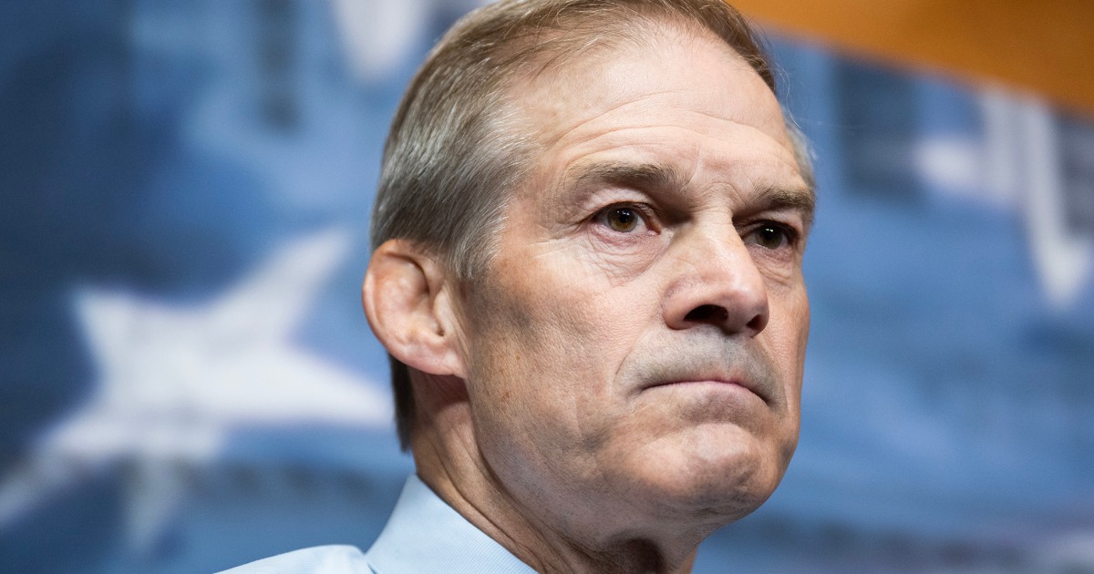 Rep. Jim Jordan Suggests Impeachment of Judges Should Remain on GOP Agenda
