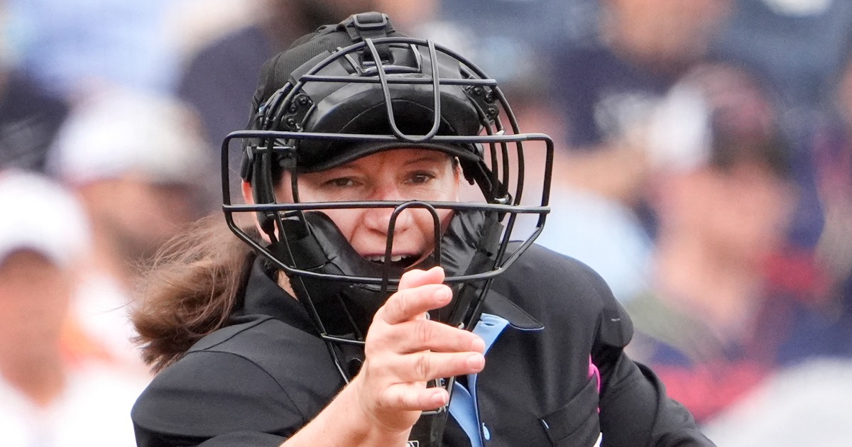 MLB is calling up its first female umpire, promoting Jen Pawol for Saturday's Marlins-Braves game