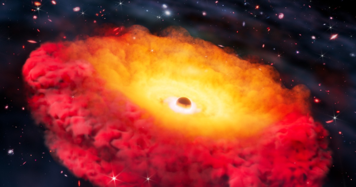 A black hole 300 million times bigger than the sun may be a portal to universe’s first days, scientists say