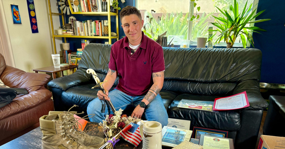 Transgender Marine speaks out against Trump's ban on trans servicemembers