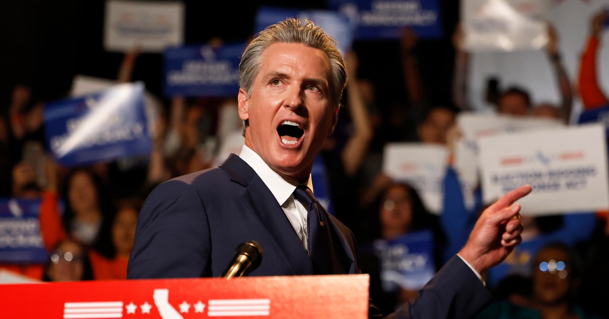 Gavin Newsom strikes a nerve — and seizes the spotlight — as he treads on Trump’s turf