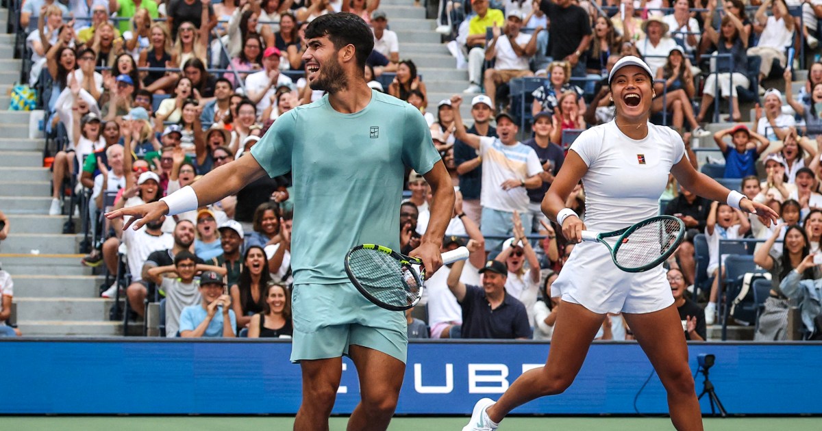 Carlos Alcaraz, Emma Raducanu lose in first spherical of U.S Open blended doubles occasion
