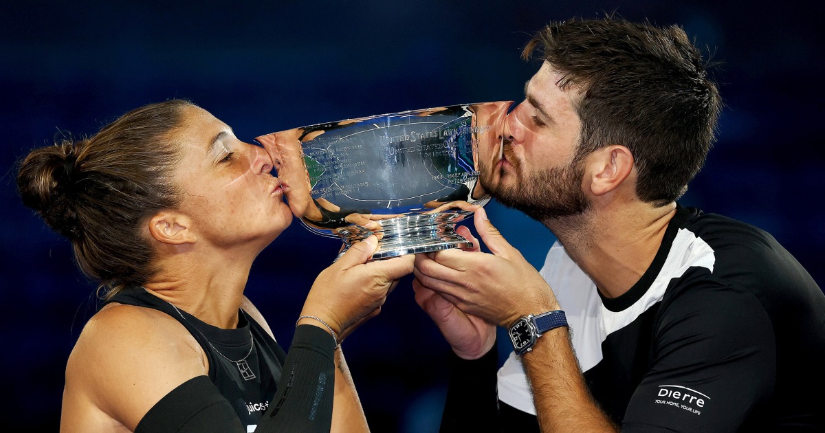 Errani and Vavassori win revamped U.S. Open mixed doubles to defend their title - NBC News