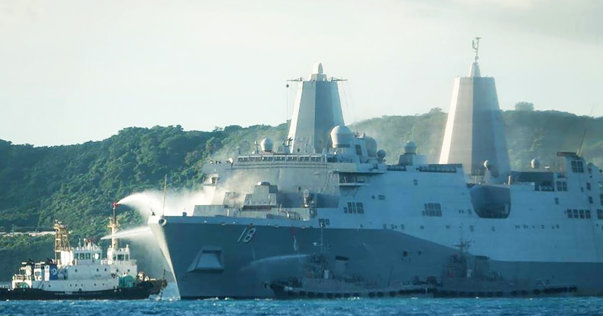 2 sailors injured in fire on U.S. warship in Japan, Navy says