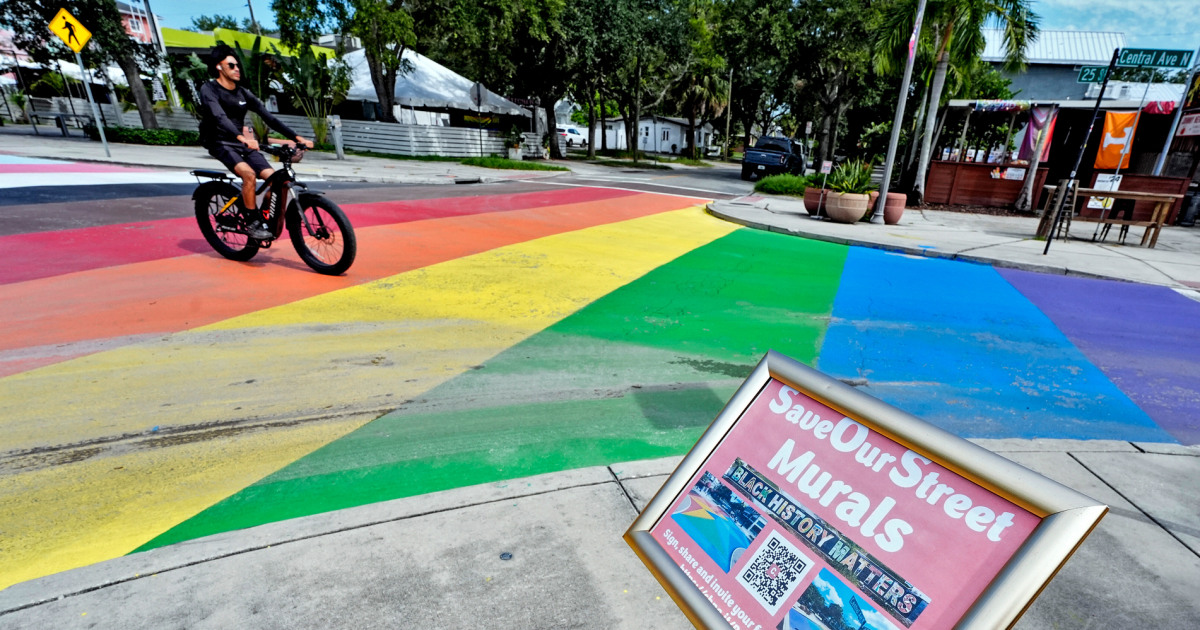 Florida cities race to save rainbow crosswalks as state's removal deadlines loom