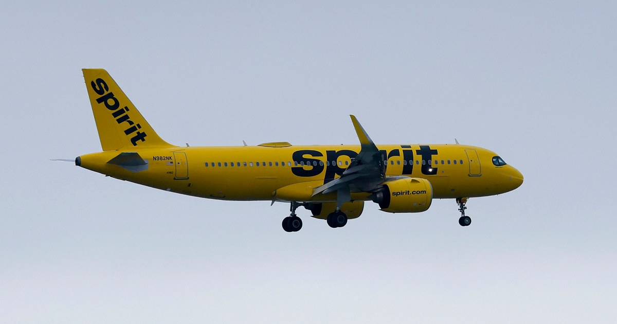 Spirit Airlines files for Chapter 11 bankruptcy protection for the second time in a year