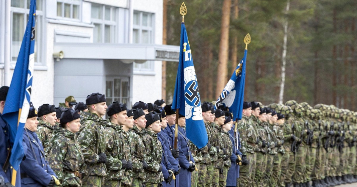 Swastikas remain on some flags in Finland’s air force, but are on the way out