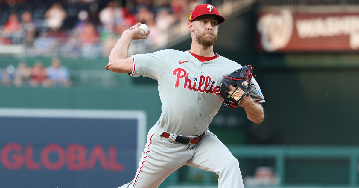 Phillies ace Zack Wheeler diagnosed with blood clot in right arm, placed on 15-day IL