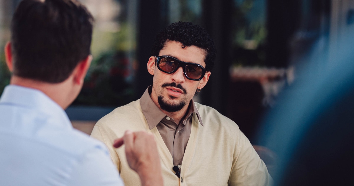 Bad Bunny reveals why he was nervous about acting in ‘Caught Stealing’