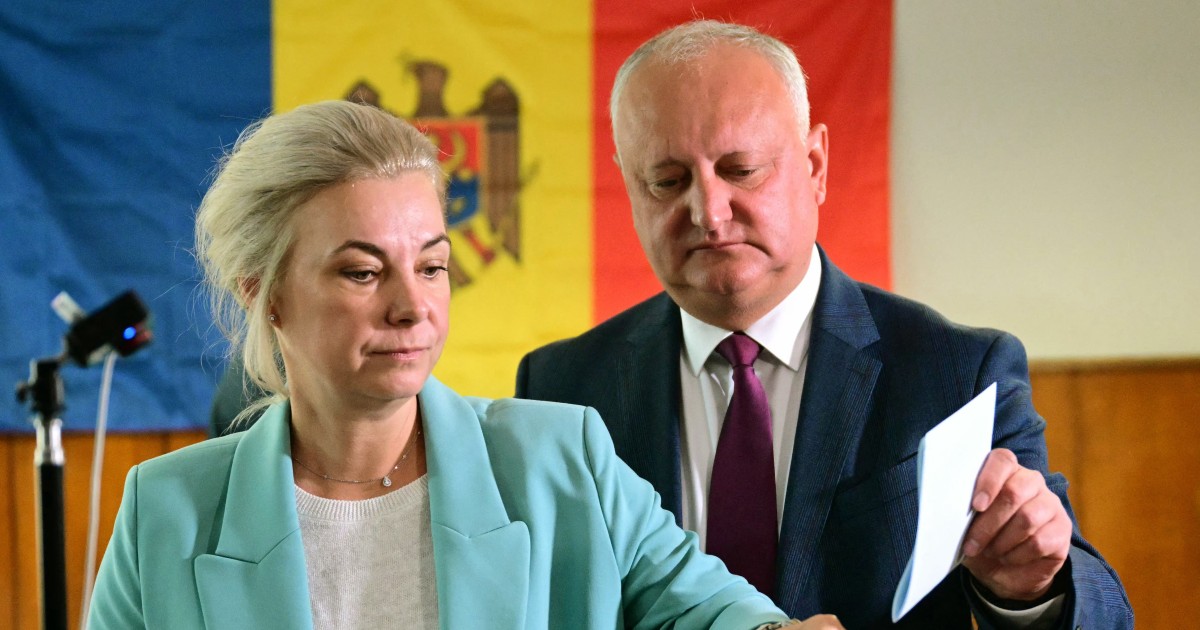 Moldovans cast ballots in a tense election plagued by Russian interference claims