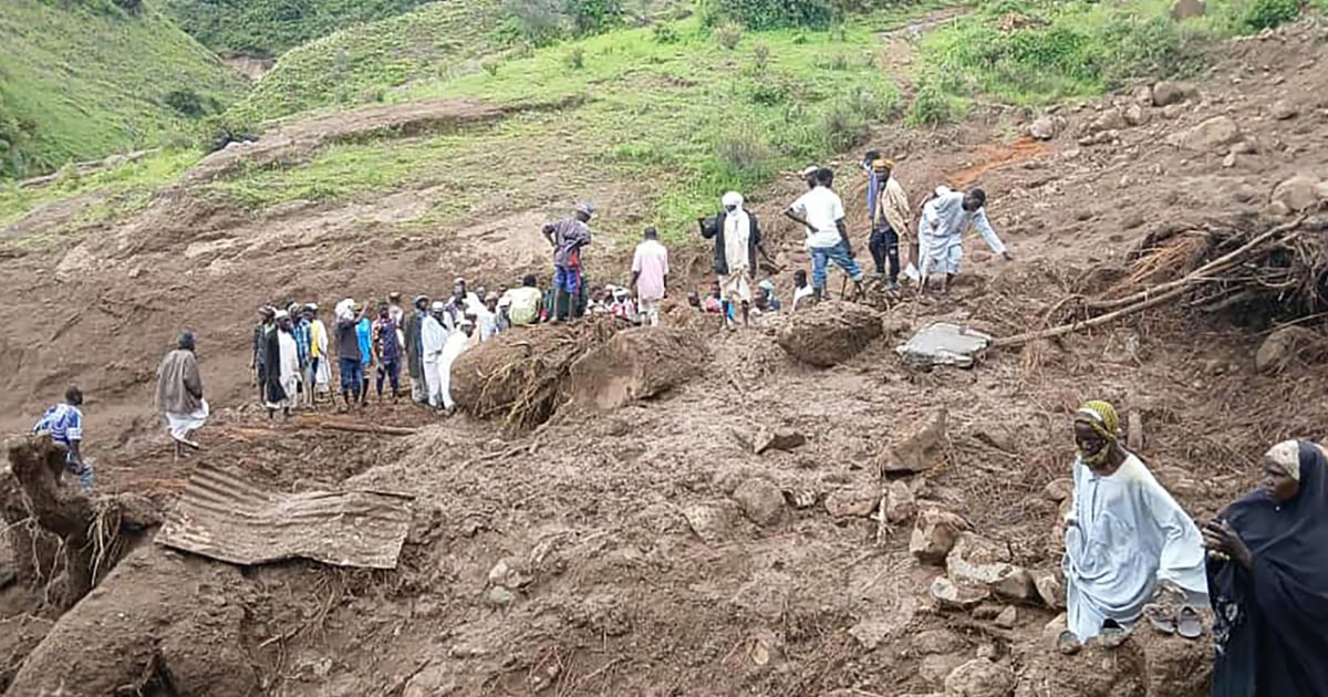 Landslide wipes out a village, killing more than 1,000 people in Sudan's ...