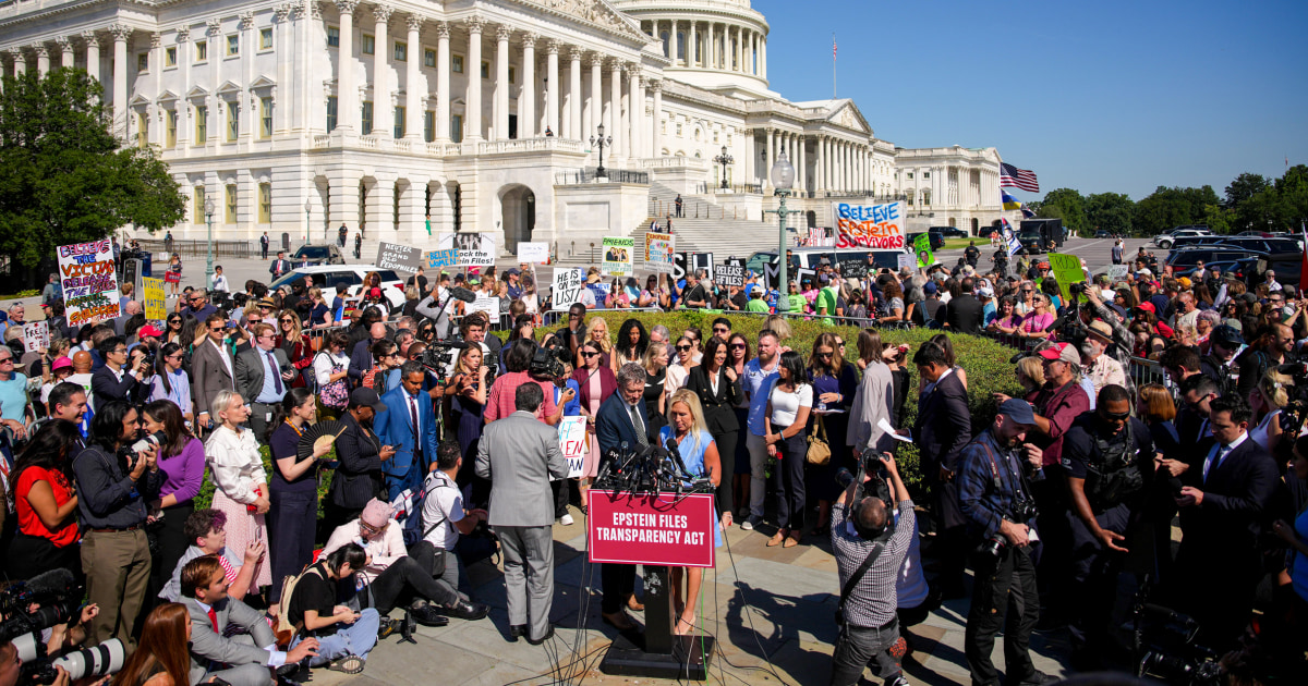 Epstein accusers put pressure on Congress to release the files