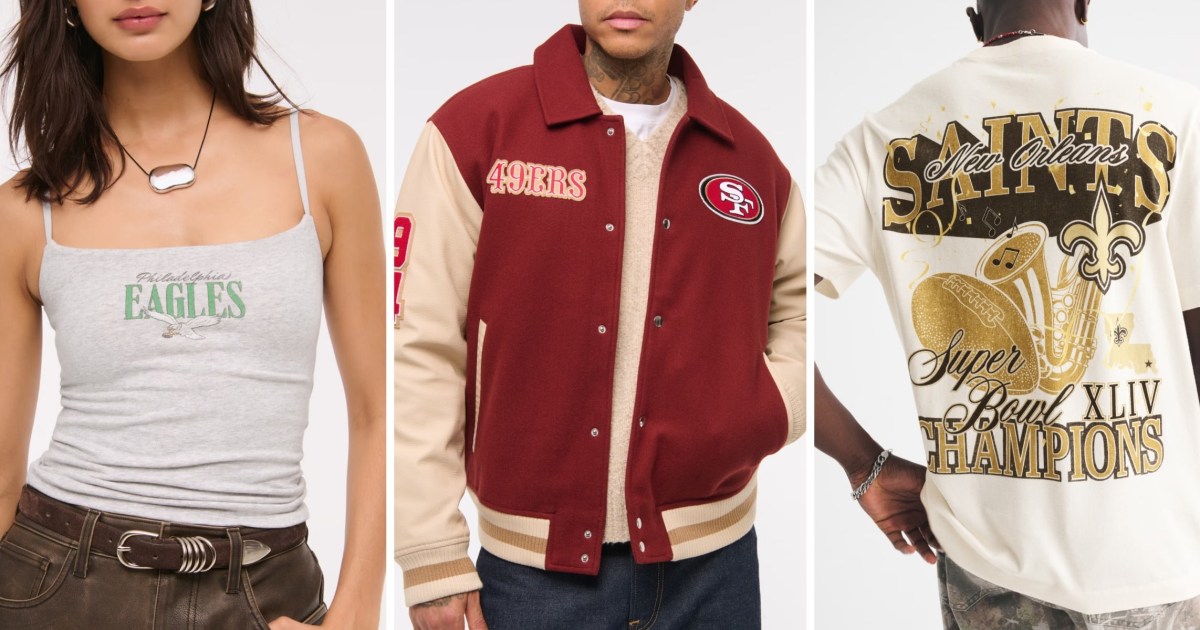 Abercrombie & Fitch just partnered with the NFL. Here’s what to buy for football season