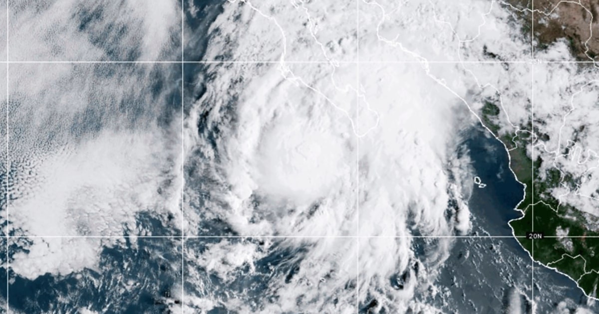 Hurricane Lorena weakens as risk of flash floods and mudslides for Mexico's west coast remain