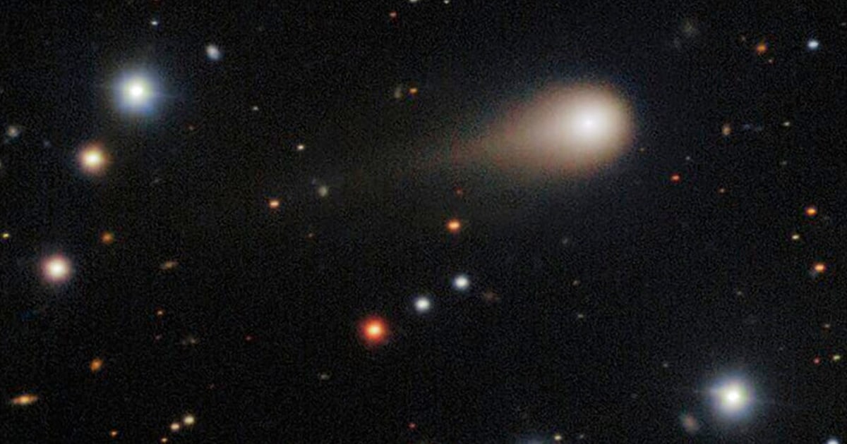 Telescope reveals a growing tail on the comet that’s visiting from another star