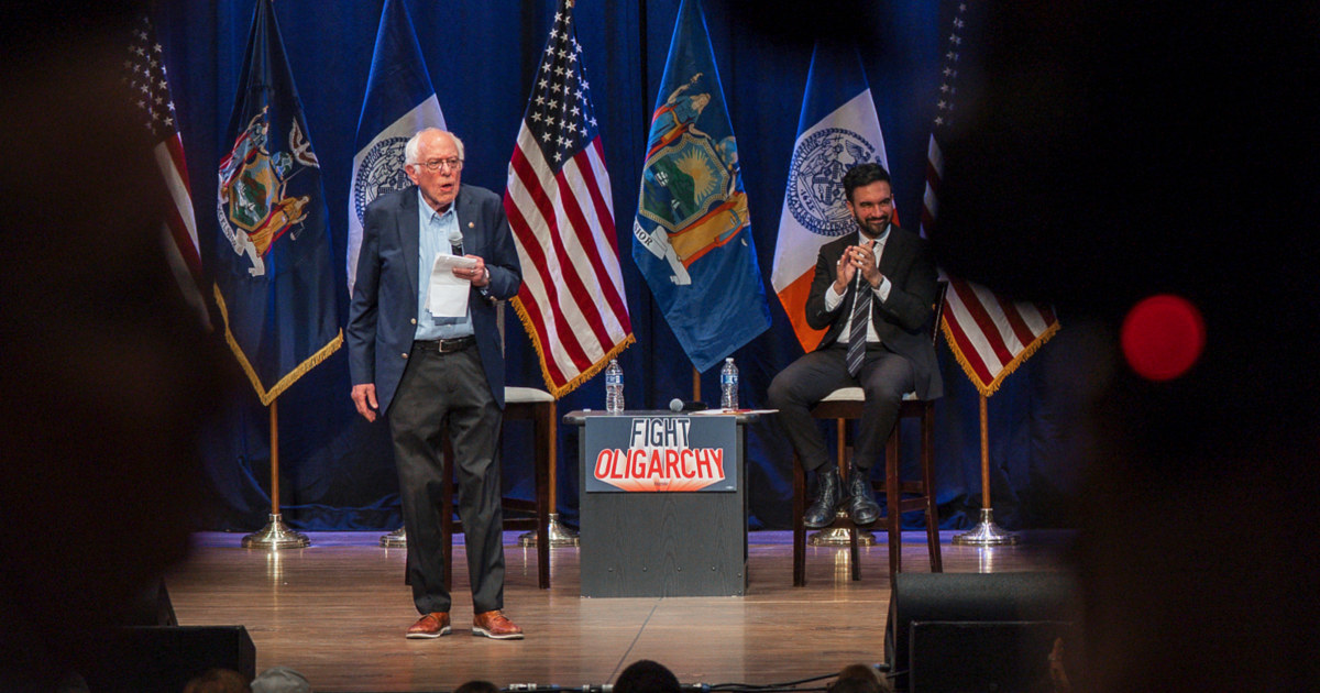 Trump’s influence lingers as Zohran Mamdani and Bernie Sanders rally New Yorkers