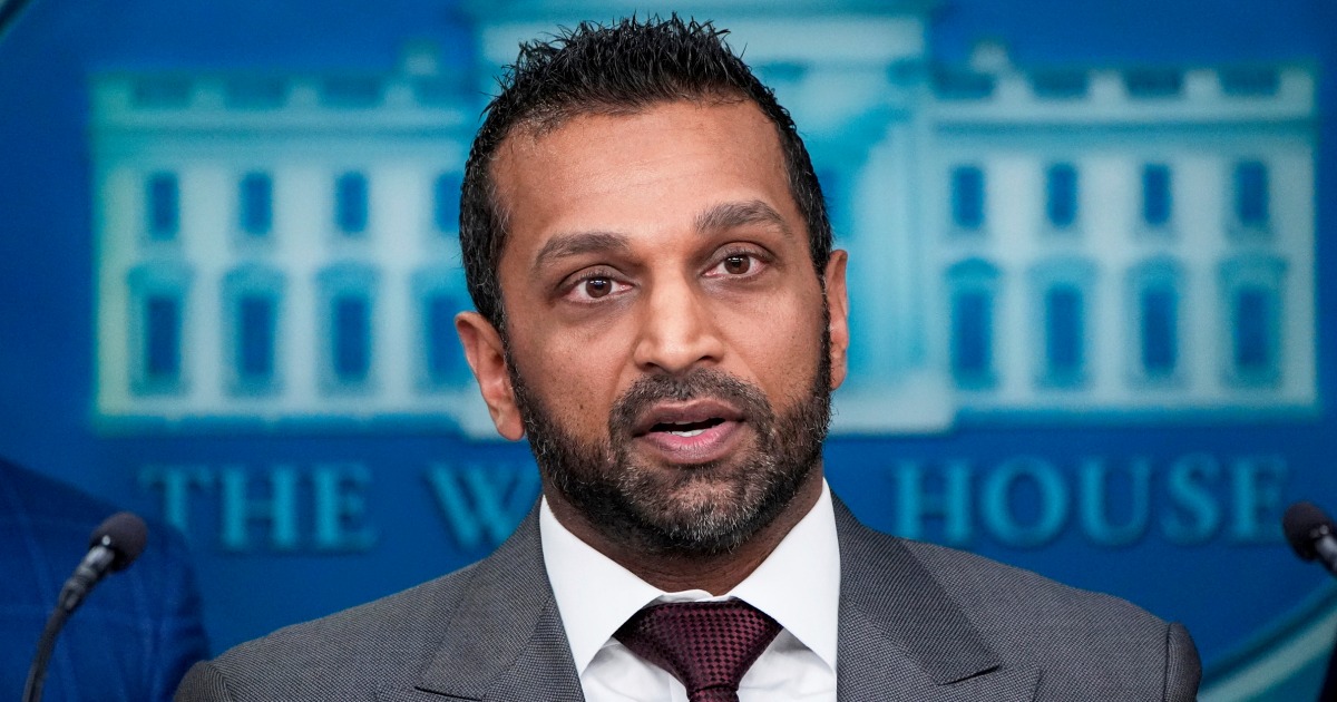 Kash Patel knowingly broke law when firing top officials, lawsuit alleges