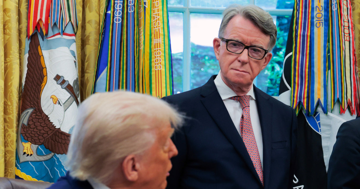 U.K. ambassador to U.S. fired over Epstein links
