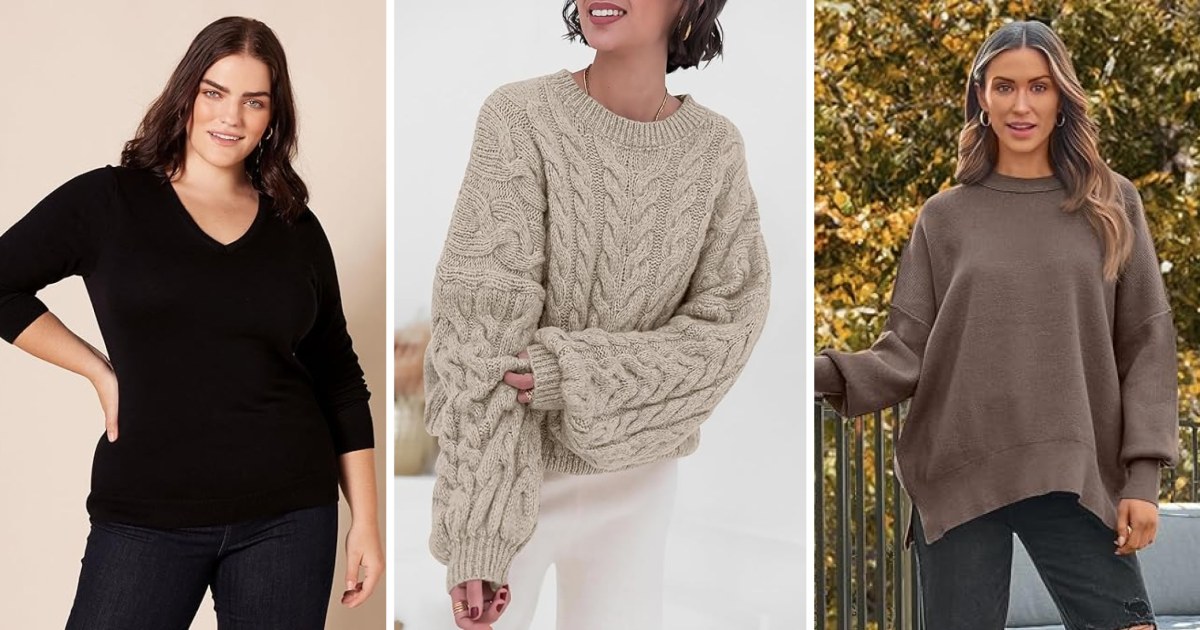 Get dressed for fall with these Amazon sweaters under $50