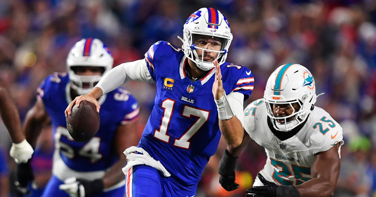 Josh Allen's 3 TD passes and Terrel Bernard's pick secure Bills' 31-21 win over Dolphins