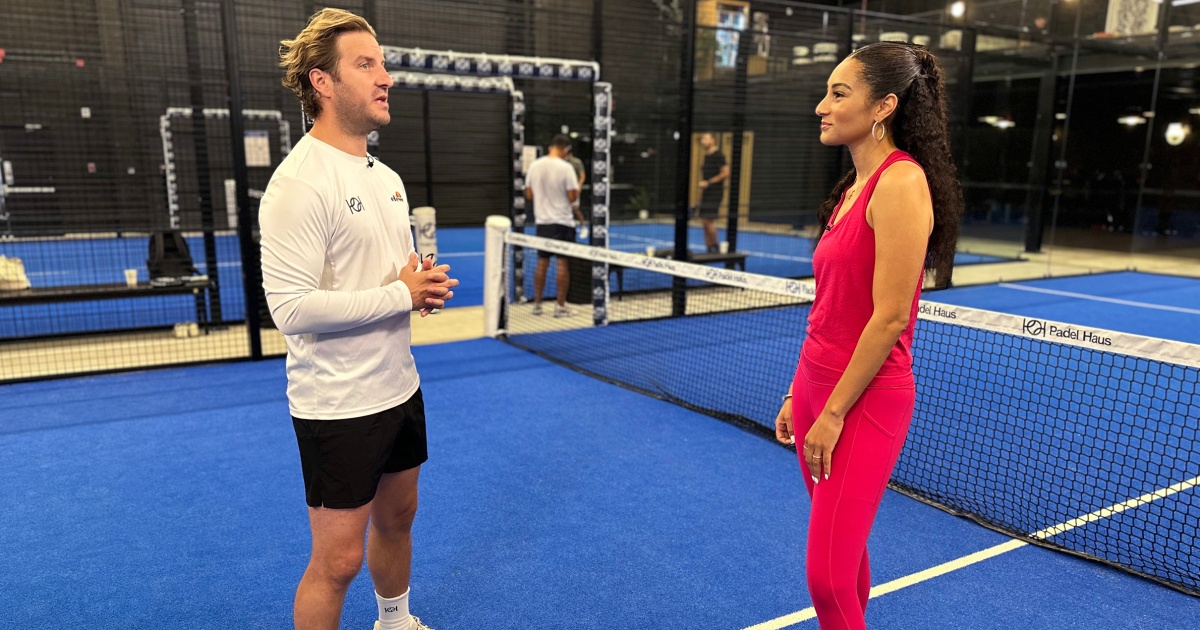 Move over, pickleball: Padel fans explain why they're 'hooked' on this racket sport