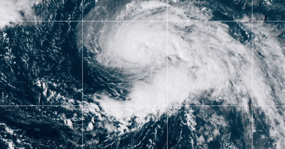 Atlantic Hurricane Gabrielle swirls southeast of Bermuda as Tropical Storm Narda forms off Mexico
