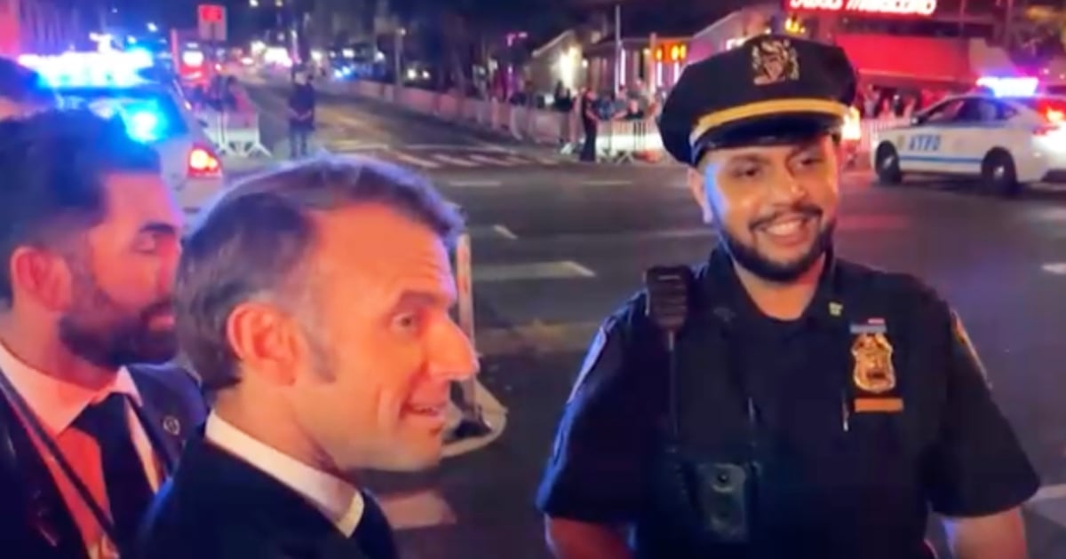 'Guess what?' Macron calls Trump after motorcade blocks his car