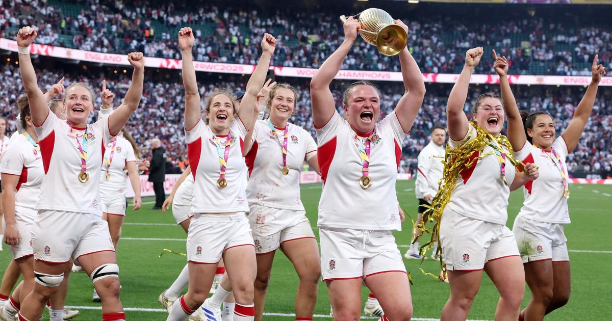 England outclasses Canada to win the Women's Rugby World Cup in front of record crowd
