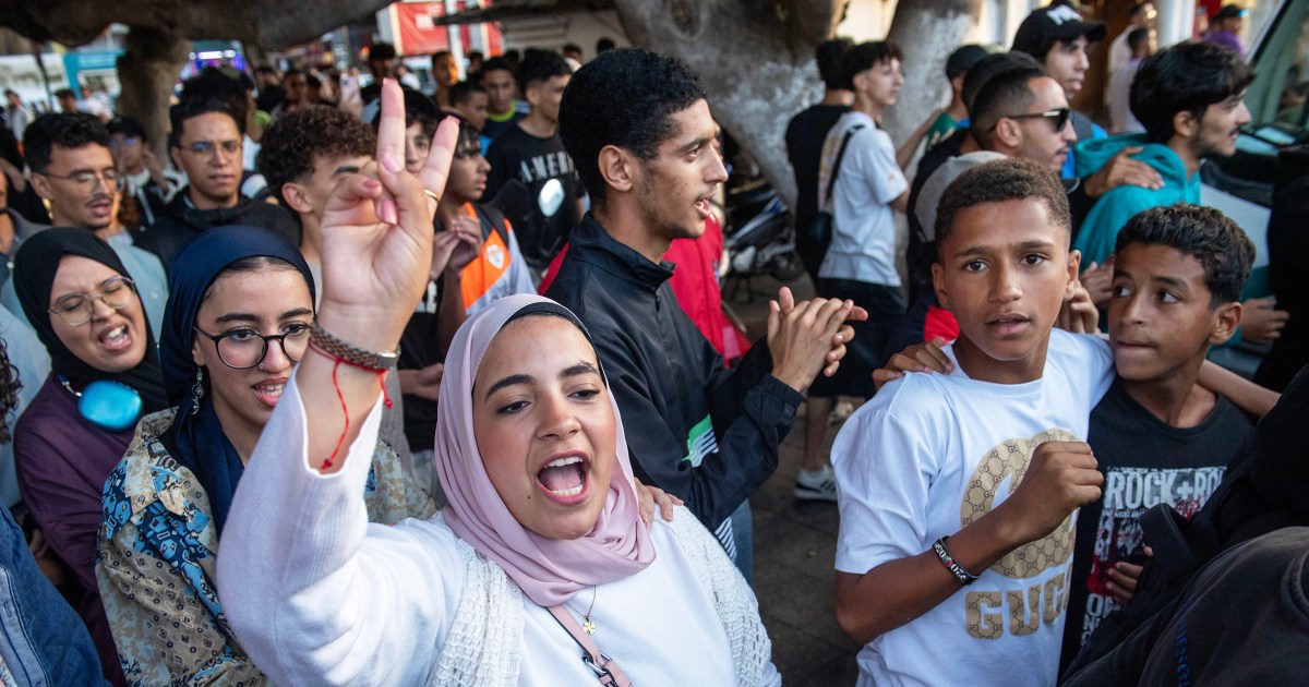Young Moroccans clash with police while protesting stadium spending and health system decline