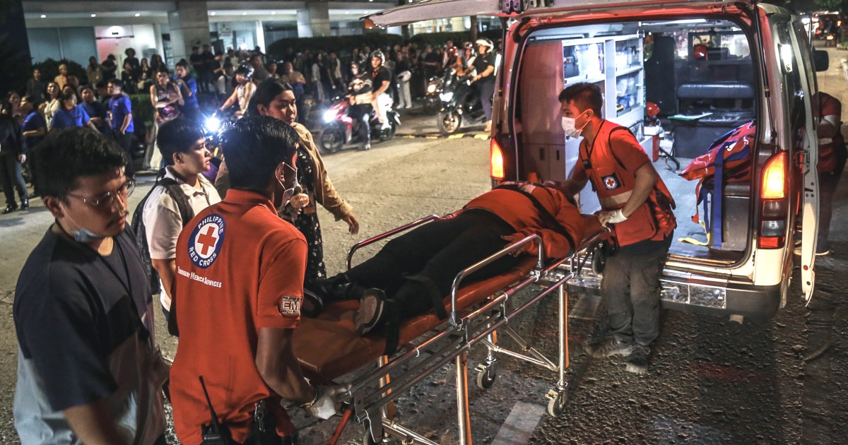 Strong earthquake kills 20 people in a central Philippine region hit by deadly storm just days ago