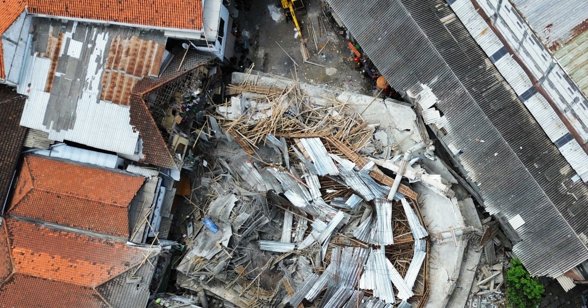 Indonesian rescuers hunt 38 missing after Islamic school collapse