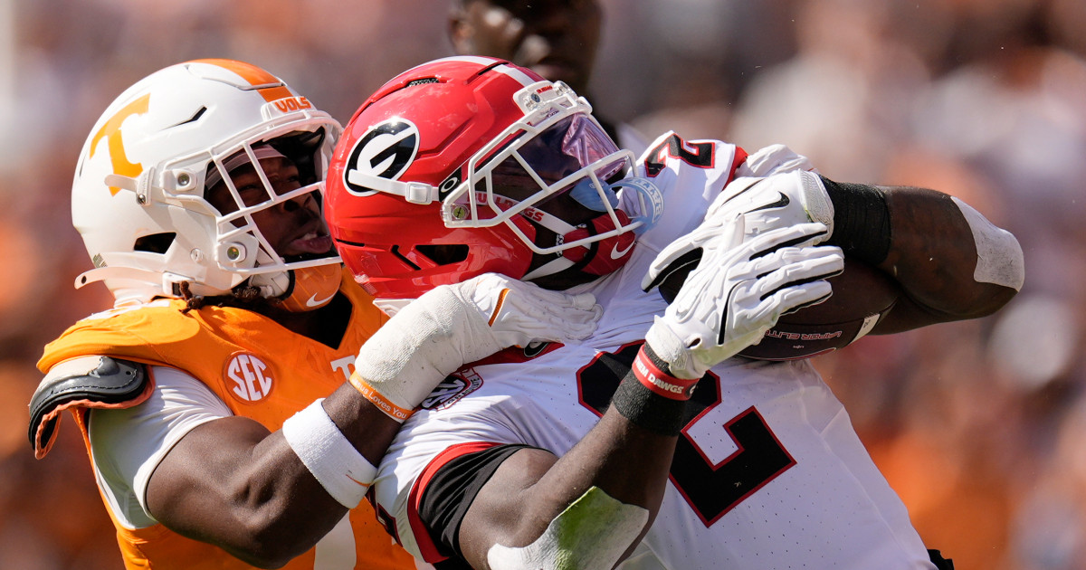 Josh McCray's 1-yard TD run in OT gives Georgia a 44-41 win at Tennessee
