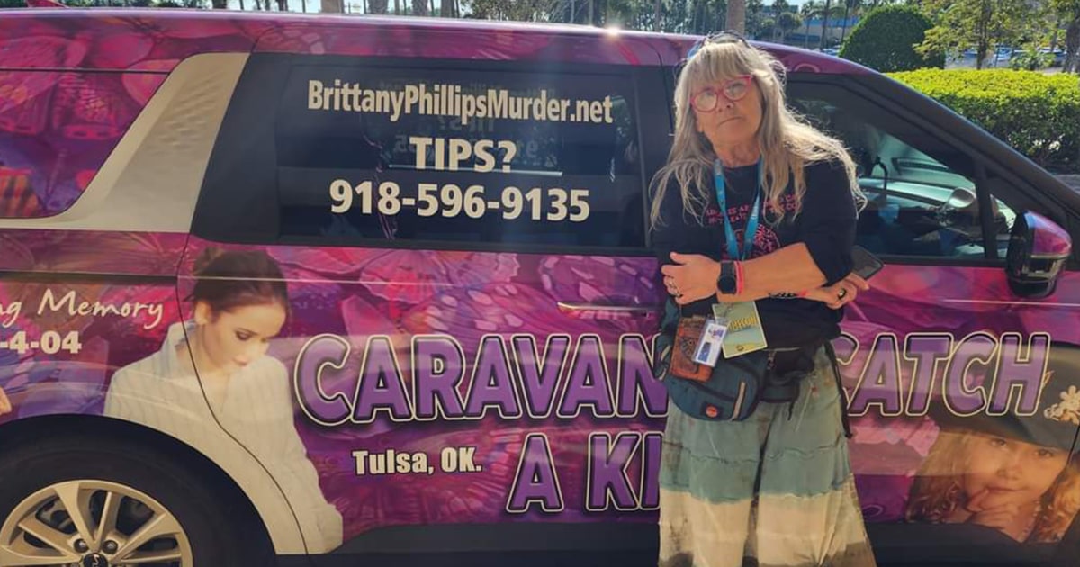 Tulsa mother heads to CrimeCon in her “Caravan to Catch a Killer,” still searching for answers about the 2004 murder of her daughter, Brittany Phillips